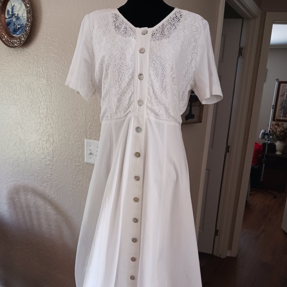 Coldwater Creek off-white summer dress, Size M - Spring is here!